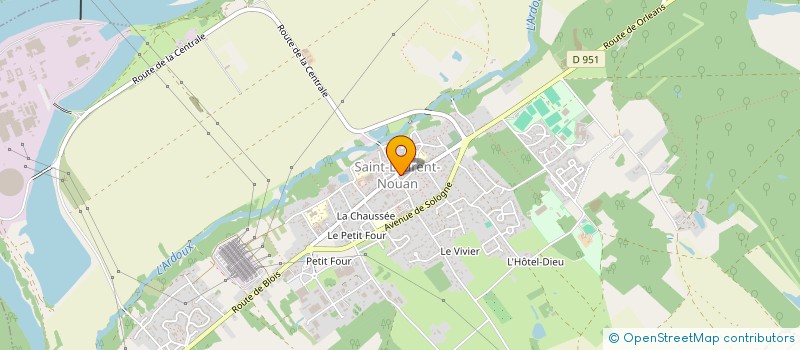 localisation de l'entreprise ASSOCIATION INTERMEDIAIRE VAL EMPLOI 41 à SAINT-LAURENT-NOUAN