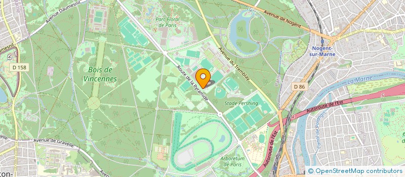 localisation de l'entreprise ASSOCIATION INTERNAT DEFENSE ARTISTES  PARIS