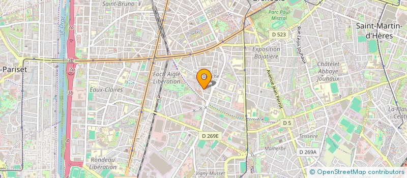 localisation de l'entreprise ASSOCIATION INTERNATIONALE DE CULTURE AFRO-BRESILIENNE  SAINT-JEAN-DE-MOIRANS