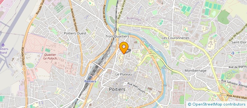 localisation de l'entreprise ASSOCIATION INTERNATIONALE DE LA GOUVERNANCE ET DE L'AUDIT DES SYSTEMES EDUCATIFS  POITIERS