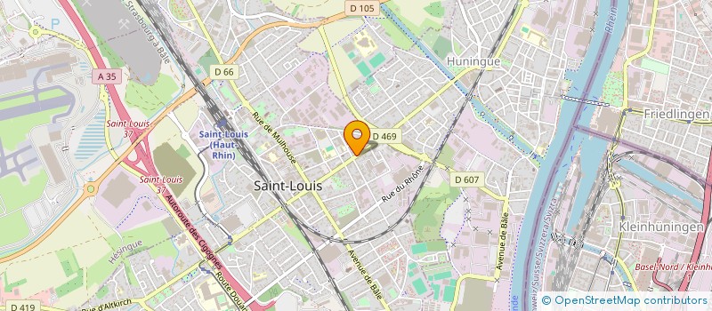 localisation de l'entreprise ASSOCIATION INTERNATIONALE DE SAINT LOUIS - ASIS à SAINT-LOUIS