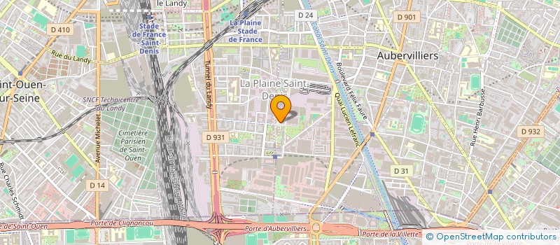 localisation de l'entreprise ASSOCIATION INTERNATIONALE DES DEMOGRAPHES DE LANGUE FRANCAISE  AUBERVILLIERS