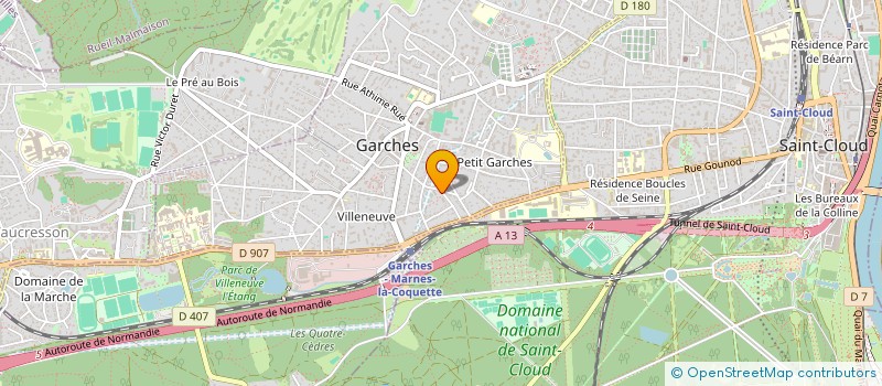 localisation de l'entreprise ASSOCIATION INTERNATIONALE DES FEMMES DIRIGEANTES à GARCHES
