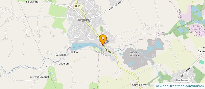 localisation de l'entreprise ASSOCIATION INTERNATIONALE LES SANGLOTS LONGS  REGUINY