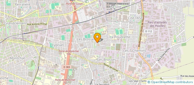 localisation de l'entreprise ASSOCIATION INTERNATIONALE OXALA BRASIL  VILLEURBANNE