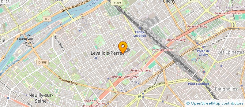 localisation de l'entreprise ASSOCIATION INTERNATIONALE POUR L'EMERGENCE PAR LA FORMATION PROFESSIONNELLE à LEVALLOIS-PERRET