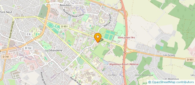 localisation de l'entreprise ASSOCIATION INTERNATIONALE POUR L'INTEGRATION DES ETRANGERS, LE RESPECT DES DROITS DES ETRANGERS ET DES PERSONNES VULNER  POITIERS