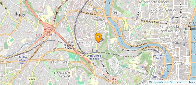 localisation de l'entreprise ASSOCIATION INTERNATIONALE POUR LA FORMATION à LYON