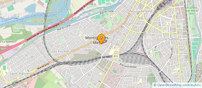 localisation de l'entreprise ASSOCIATION INTERNATIONALE POUR LA PROMOTION ET LA RECHERCHE EN ARCHEOLOGIE à MONTIGNY-LES-METZ