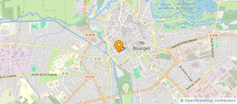 localisation de l'entreprise ASSOCIATION INTERNATIONALE POUR LE DEVELOPPEMENT DE L'AIKIDO ET DE L'AIKISHINTAISO  BOURGES