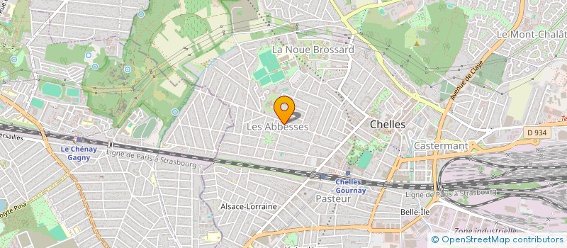 localisation de l'entreprise ASSOCIATION INTERNATIONALE SPORTIVE CULTUREL ET SOLIDAIRE à CHELLES