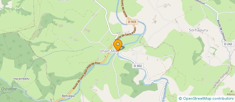 localisation de l'entreprise ASSOCIATION INTERNATIONALE  WOUAH, CA VA MIEUX !   UHART-MIXE