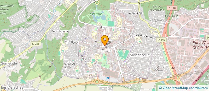 localisation de l'entreprise ASSOCIATION INTERPAROISSIALE POUR L' EQUIPEMENT CULTUEL DES ULIS DE BURES ORSAY à LES ULIS