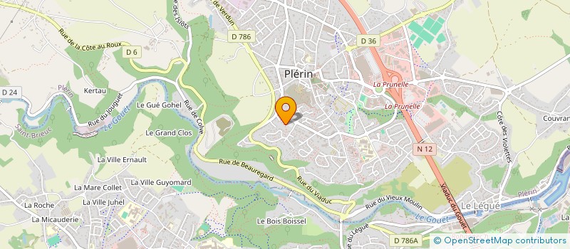 localisation de l'entreprise ASSOCIATION INTERPROFESSIONNELLE POUR LA SANTE AU TRAVAIL DANS LES COTES D'ARMOR (AIST 22) à PLERIN