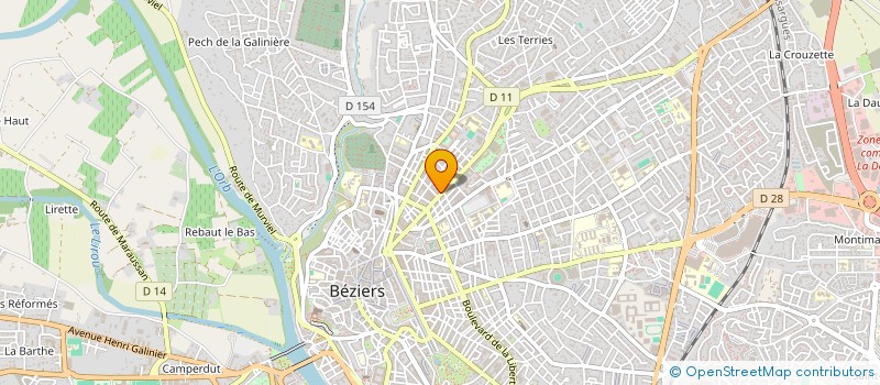 localisation de l'entreprise ASSOCIATION INTERPROFESSIONNELLE SANTE TRAVAIL BEZIERS COEUR D HERAULT à BEZIERS