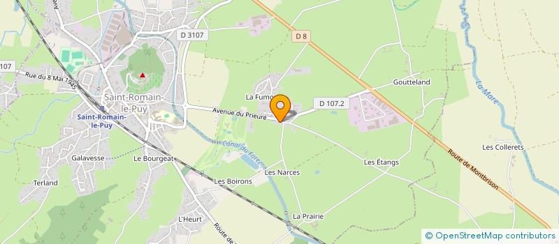 localisation de l'entreprise ASSOCIATION INTERTEMPS  SAINT-ROMAIN-LE-PUY