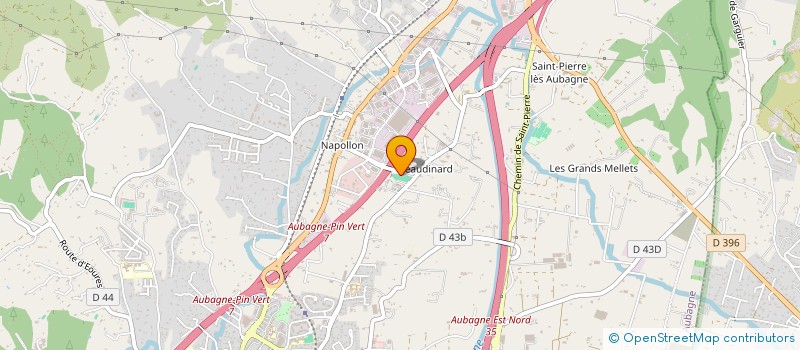 localisation de l'entreprise ASSOCIATION INTERVAL MUSIQUE à AUBAGNE