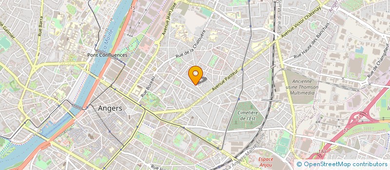 localisation de l'entreprise ASSOCIATION INTERVALLE à ANGERS