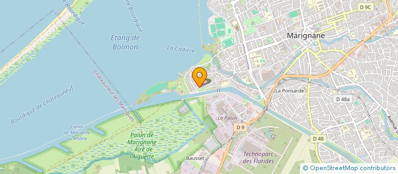 localisation de l'entreprise ASSOCIATION INTERVALLE  MARIGNANE