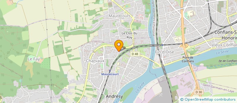 localisation de l'entreprise ASSOCIATION INTERVENIR à CHANTELOUP-LES-VIGNES