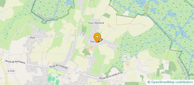 localisation de l'entreprise ASSOCIATION INTERVENTION MEDIATION PAR L'ANIMAL A'IMA  SAINT-ANDRE-DES-EAUX