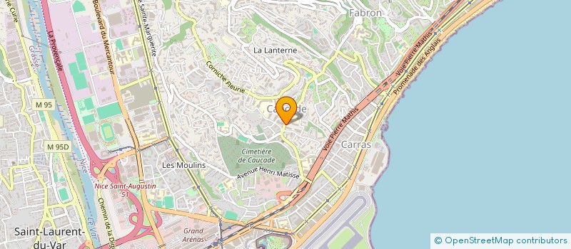 localisation de l'entreprise ASSOCIATION INTERVENTIONNELLE OSTEO ARTICULAIRE à NICE