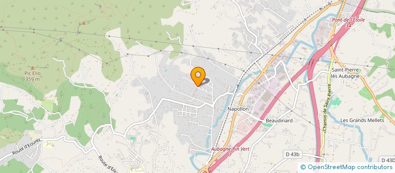 localisation de l'entreprise ASSOCIATION INTERVENTIONS ET EVENEMENTS à AUBAGNE