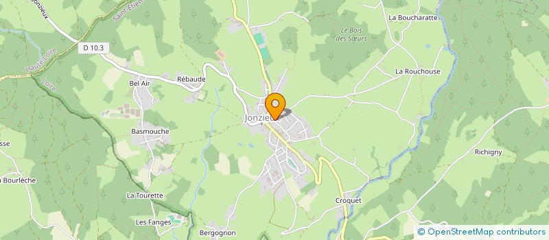 localisation de l'entreprise ASSOCIATION INTI  JONZIEUX