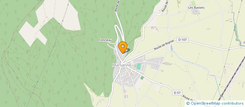 localisation de l'entreprise ASSOCIATION INTI  MARSANNE