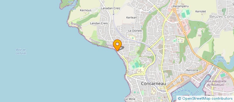 localisation de l'entreprise ASSOCIATION INVOLUTUS à CONCARNEAU