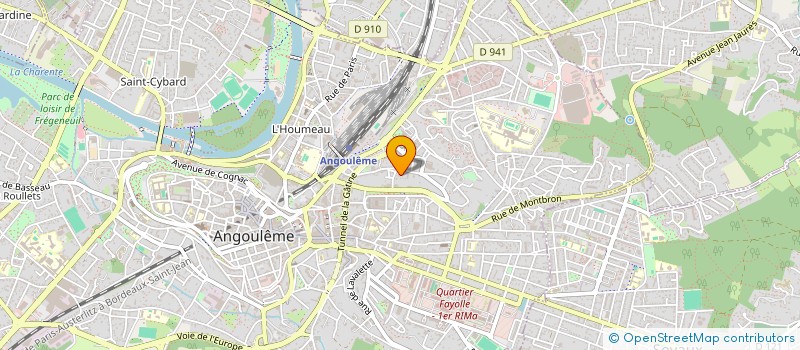 localisation de l'entreprise ASSOCIATION ION à ANGOULEME