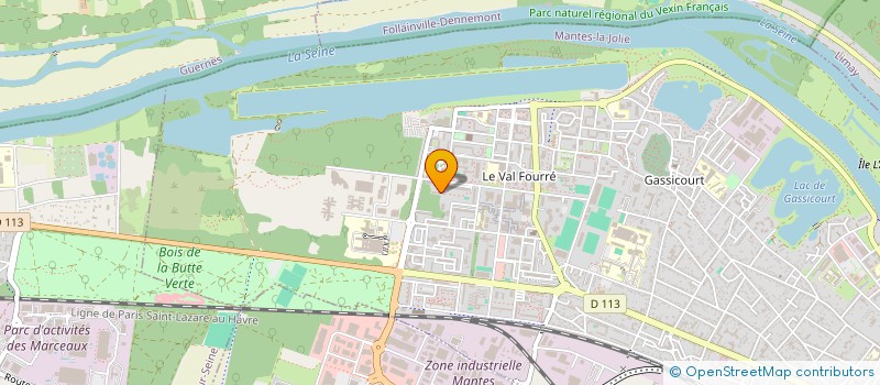 localisation de l'entreprise ASSOCIATION IOUTLANE POUR LE DEVELOPPEMENT  MANTES-LA-JOLIE