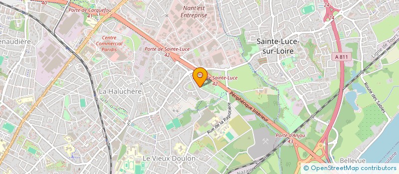 localisation de l'entreprise ASSOCIATION IRESTE A à NANTES