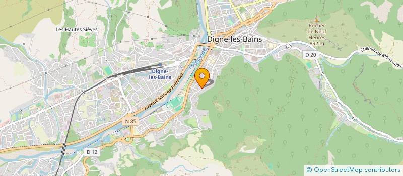 localisation de l'entreprise ASSOCIATION IRIS à DIGNE-LES-BAINS