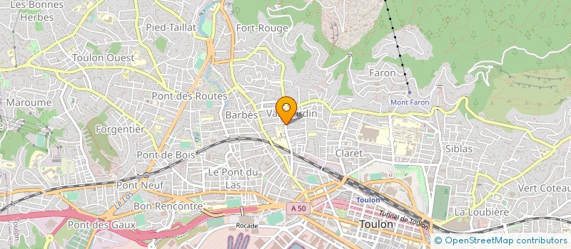 localisation de l'entreprise ASSOCIATION IRIS PRODUCTION  TOULON