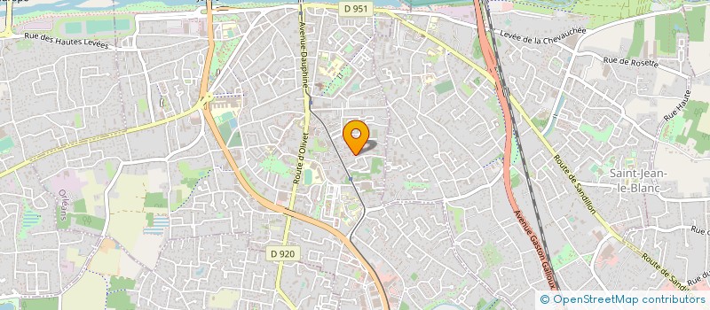 localisation de l'entreprise ASSOCIATION ISALIOUX  ORLEANS
