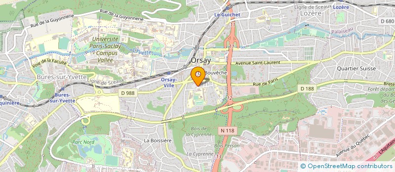 localisation de l'entreprise ASSOCIATION ISCIO à ORSAY