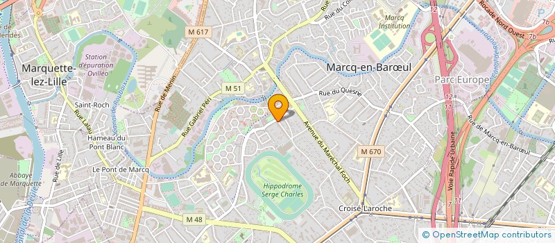 localisation de l'entreprise ASSOCIATION ISIS DEVELOPPEMENT à MARCQ-EN-BARŒUL