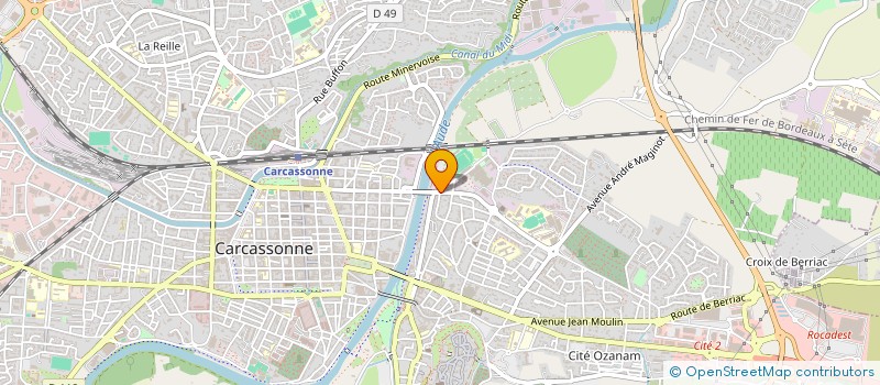 localisation de l'entreprise ASSOCIATION ISLAMIQUE  CARCASSONNE