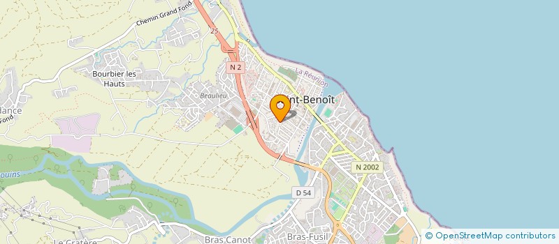 localisation de l'entreprise ASSOCIATION ISLAMIQUE DE BRAS FUSIL à SAINT-BENOIT