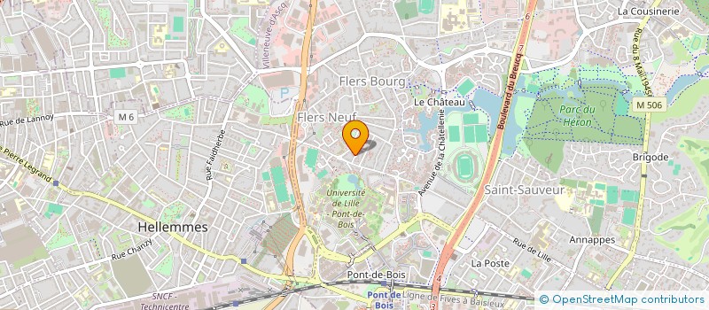localisation de l'entreprise ASSOCIATION ITALIANISSIMO à VILLENEUVE-D'ASCQ