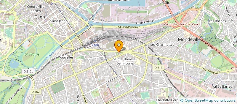 localisation de l'entreprise ASSOCIATION ITINERAIRES à CAEN