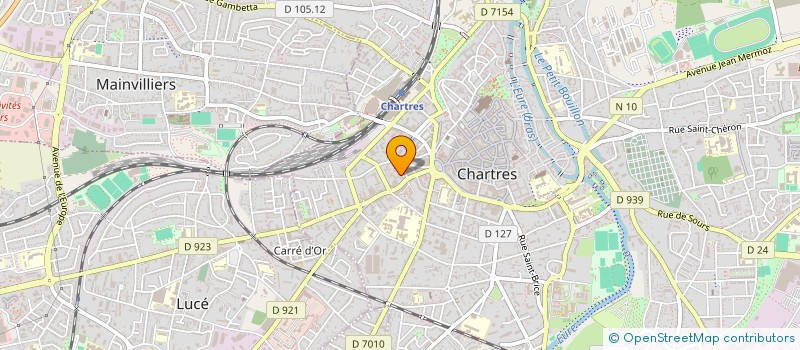 localisation de l'entreprise ASSOCIATION ITINERAIRES à CHARTRES