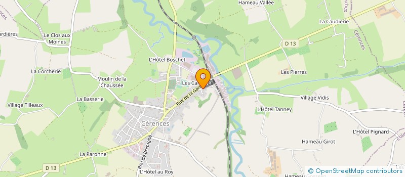 localisation de l'entreprise ASSOCIATION ITINERANTE DE MEDIATION ET D EVEIL PAR L ANIMAL  CERENCES