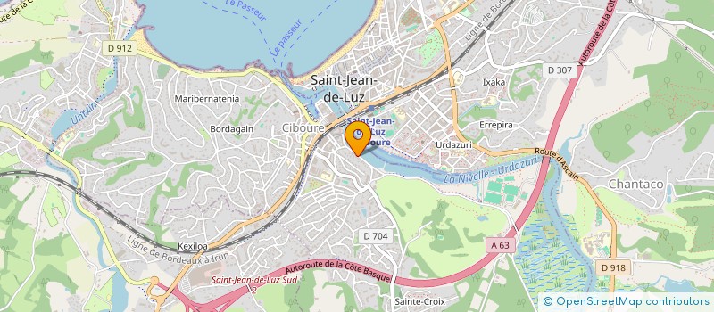 localisation de l'entreprise ASSOCIATION ITSAS LAGUNAK à CIBOURE