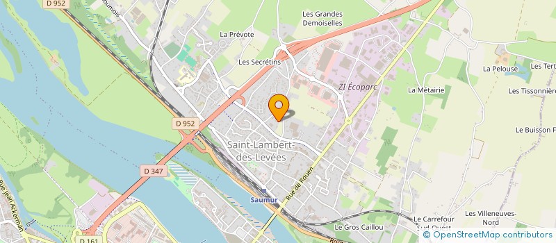 localisation de l'entreprise ASSOCIATION IVOIRIENNE DE SAUMUR (AIS)  SAUMUR