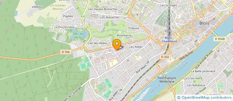 localisation de l'entreprise ASSOCIATION IVOIRIENNE DES AMIS DE BLOIS à BLOIS