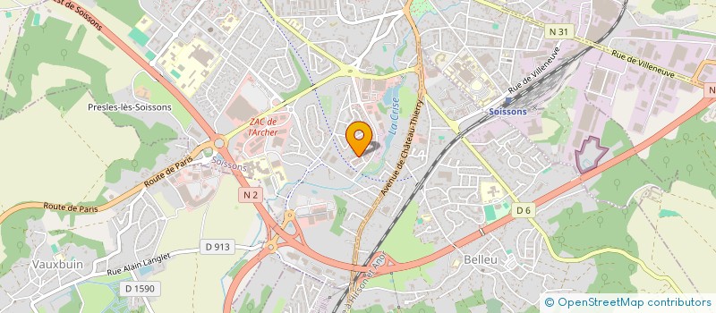 localisation de l'entreprise ASSOCIATION IVOIRIENNE TOUS UNIS DU SOISSONNAIS (A.I.T.U.S.) à SOISSONS
