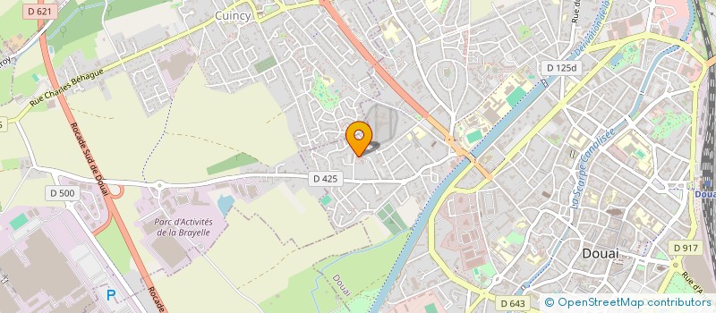 localisation de l'entreprise ASSOCIATION J AI ECRIT POUR EUX à DOUAI