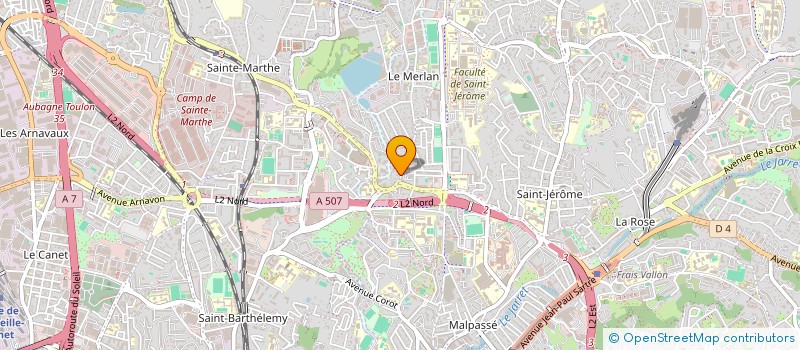 localisation de l'entreprise ASSOCIATION J AI FAIM à MARSEILLE